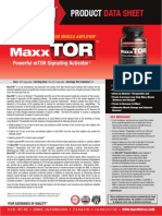 MaxxTOR: Powerful mTOR Signaling Activator by Max Muscle Sports Nutrition