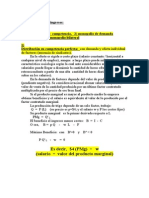 Distribución ingresos mercados imperfectos