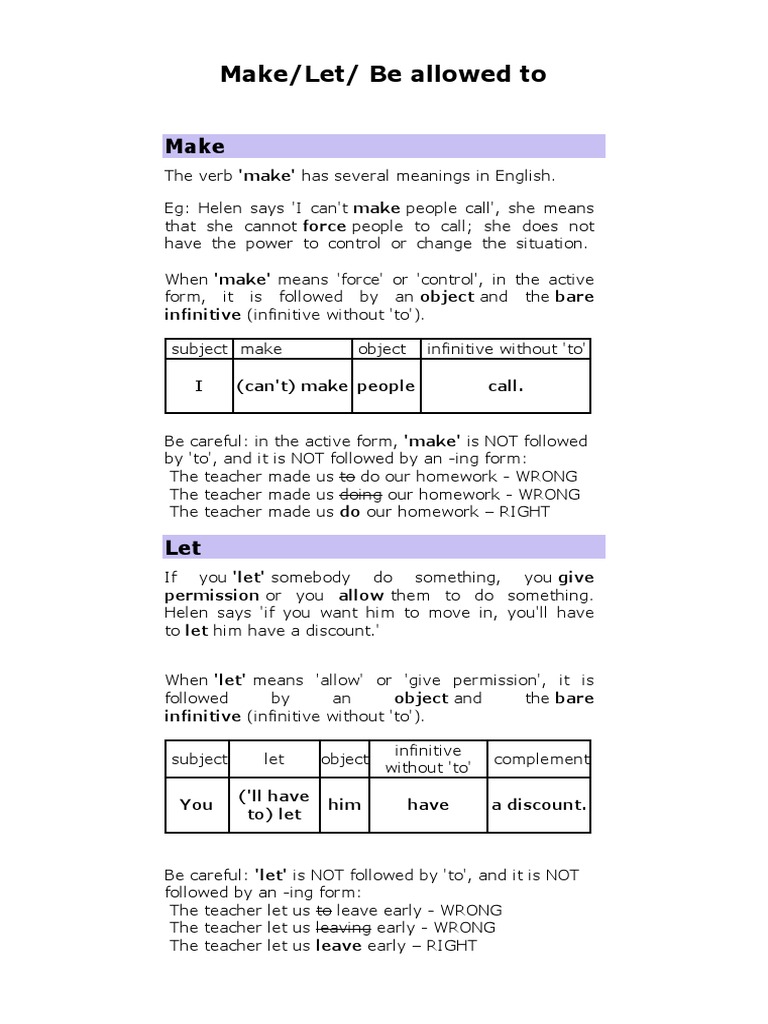 Make - Let.be Allowed To Revision | PDF | Self-Improvement