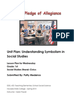 Unit Plan: Understanding Symbolism in Social Studies: Submitted By: Patty Medeiros