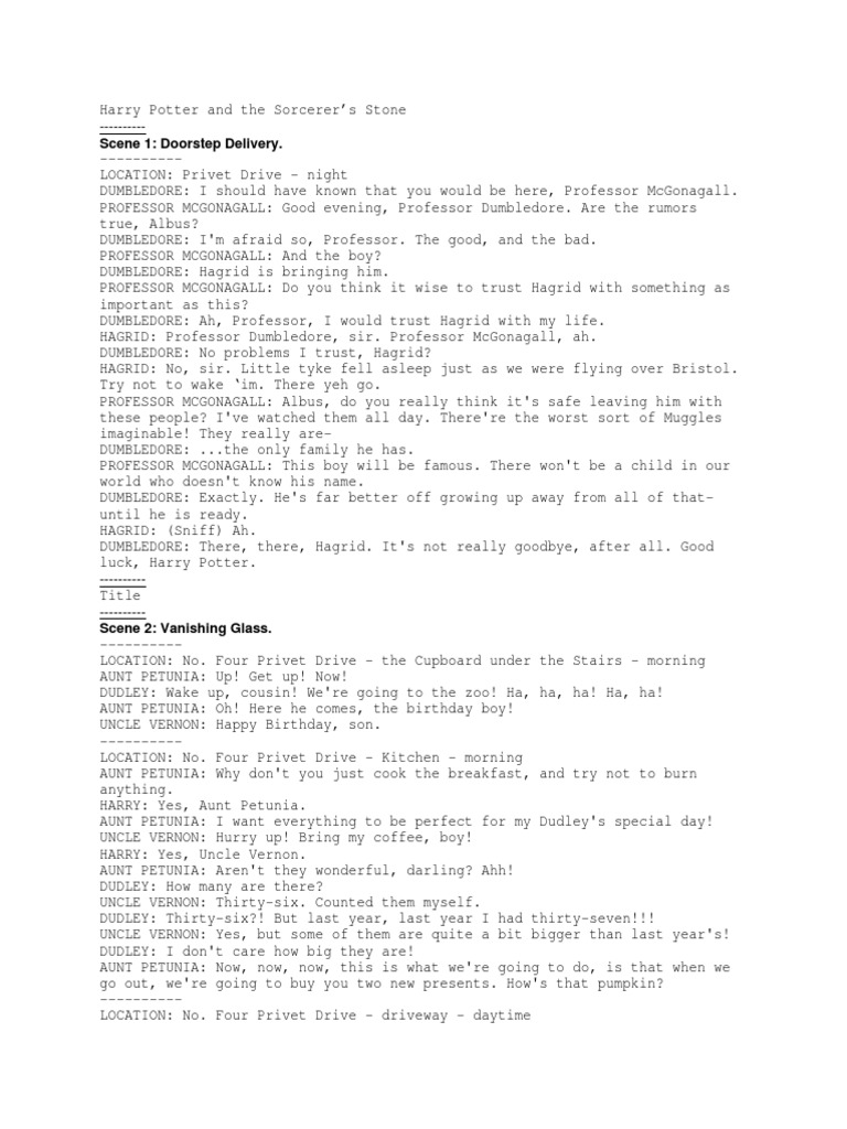 Harry Potter and The Sorcerer's Stone | PDF | Contemporary Fantasy