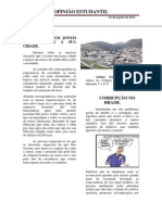 Opinião Estudantil Jornal Dos Alunos Do Eja