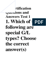 FI Certification Questions and Answers Test 1