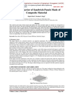 Impact Behavior of Sandwich Panels Made of Composite Material