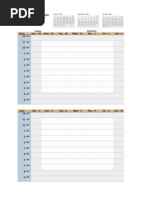 Work Schedule