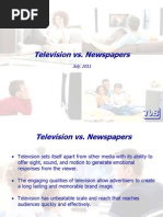 Television vs. Newspapers