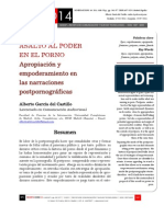 Asalto Al Poder en El Porno. Apropiación y Empoderamiento en Las Narraciones Postpornográficas-García Del Castillo, Alberto