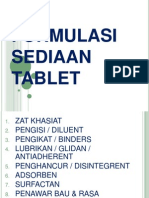 2. Formulasi Sediaan Tablet