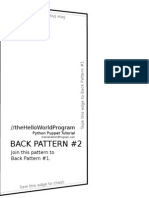 Back Pattern #2: //thehelloworldprogram