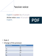 Passive Voice: English English