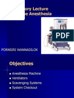 Anesthetic Machine for Student