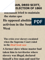 Buchanan, Dred Scott, and The Election of 1860