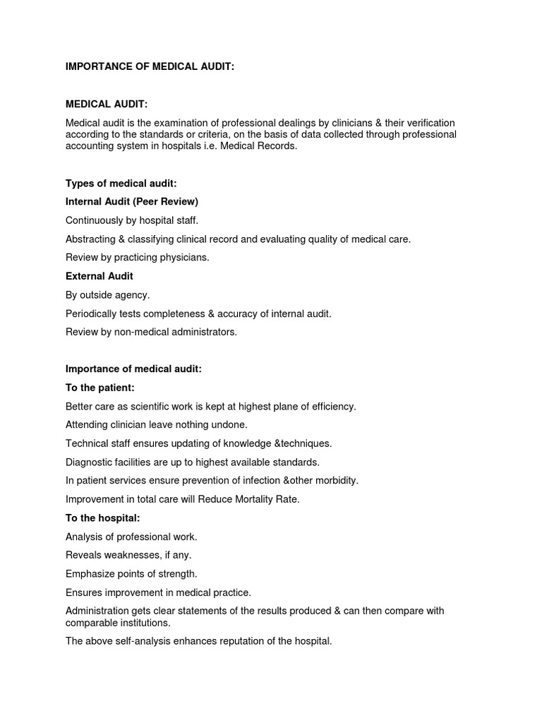 importance-of-medical-audit
