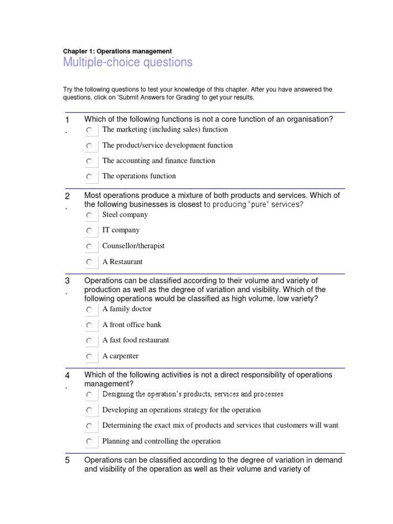 Opearaations Planning and Control MCQs PDF Inventory Supply Chain