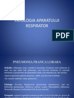 Patologia Aparatului Respirator