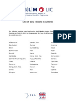 GLM LIC Country List Phase 2