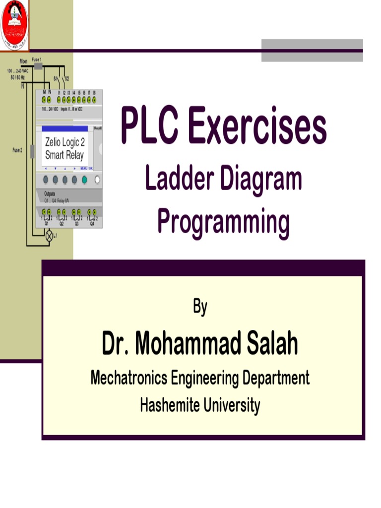 PLC Exercises | PDF | Programmable Logic Controller | Electrical ...