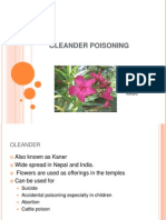 Oleander Poisoning 