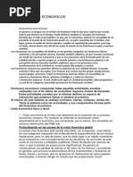 FENOMENOS ECONOMICOS