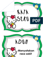 Kata Seru Hello Kitty