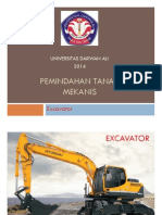 Pemindahan Tanah Mekanis (Excavator)