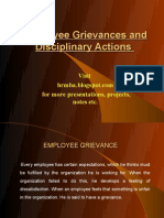 Employee Grievances Discipline and Counseling
