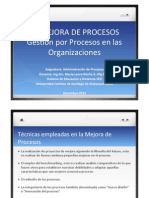 Mejora de Procesos AdmProcesos MLRoche Diciembre2012