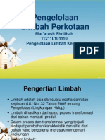 3. Limbah Perkotaan Dan Peraturan Terkait