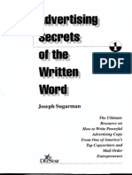 advertisingsecretsofthewrittenworldbyjosephsugarman-110803165927-phpapp02