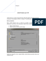 Adobe Premiere Pro CS3: Rad Sa Projektom