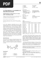 Organic Compounds: 4 - (3-Fluorophenyl) - 1 - (2-Oxoindolin-3-Yl-Idene) Thiosemicarbazide