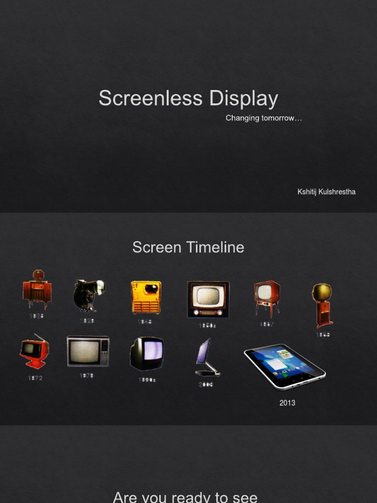 Screenless Display Computer Monitor Retina