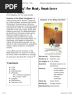 Download Invasion of the Body Snatchers 1978 Film by Stephan Wozniak SN220561412 doc pdf