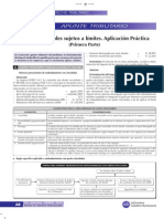 CB - Gastos Deducibles Sujetos A Límites. Aplicación Práctica