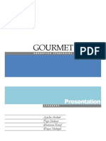 Gourmet-Marketing Strategies - Presentation
