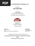 Download SQL Injections Seminar Report by PrateekChauhan SN220574116 doc pdf