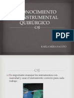 Reconocimiento Del Instrumental Quirúrgico