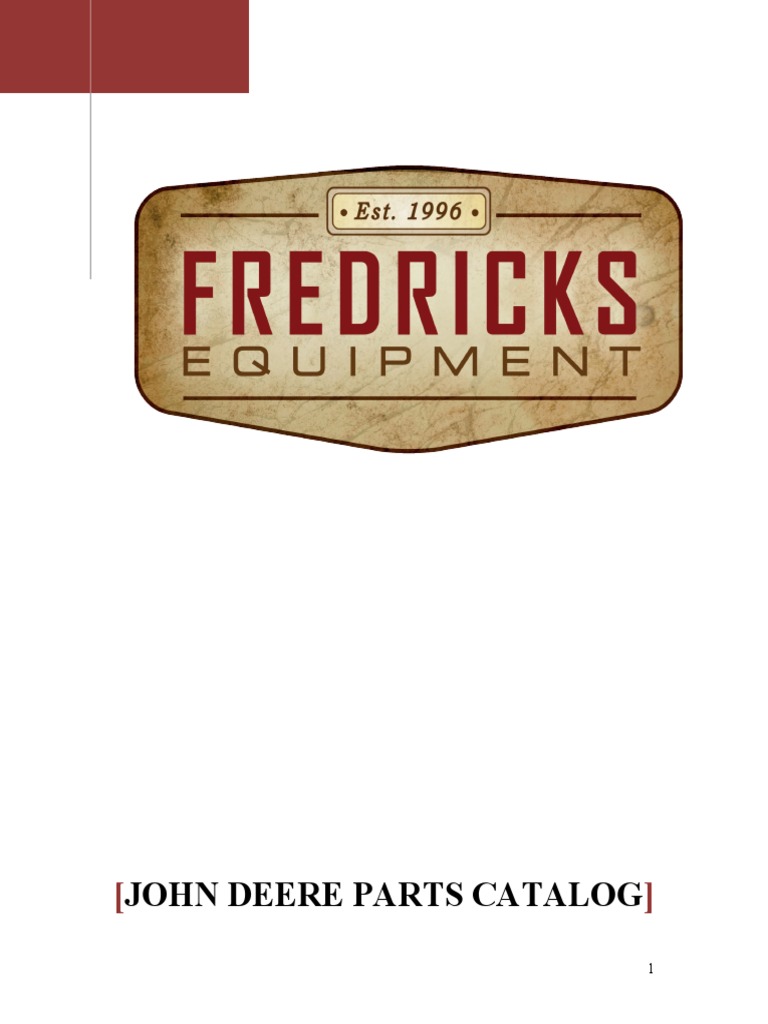 John Deere Catalog PDF Piston Fuel Injection