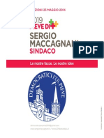 Programma Democratici Per Pieve 2014 - Sergio Maccagnani Sindaco