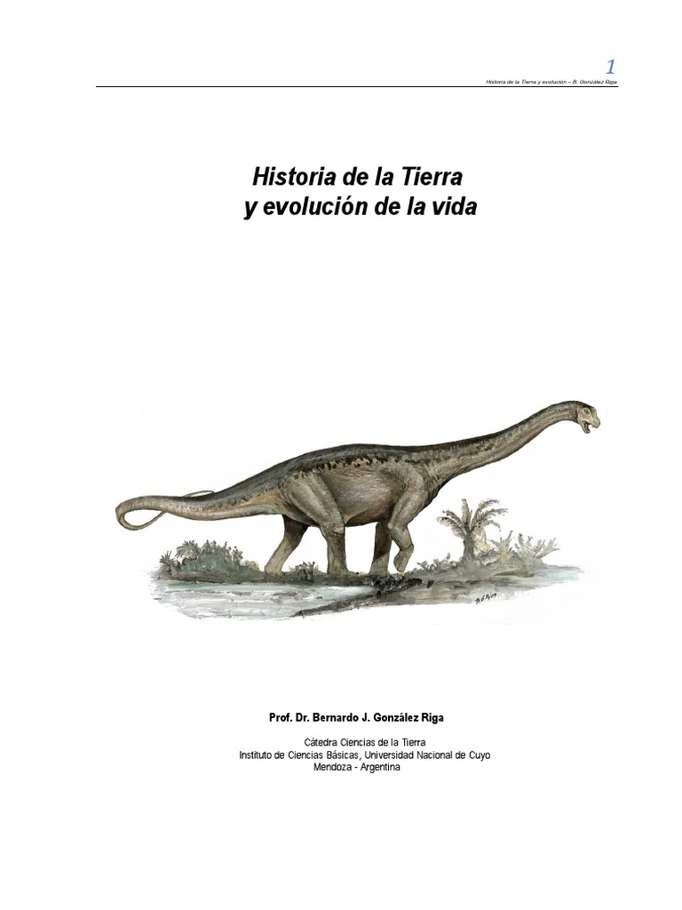 Historia de La Tierra y Evolución de La Vida | Descargar gratis PDF ...