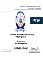 General Considerations for Depth Conversion at Bahria University