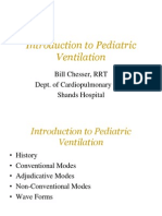 Introduction To Pediatric Ventilation