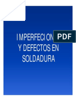 Imperfecciones y defectos en soldadura: clasificación y criterios de aceptación