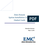 Data Domain System Installation Course