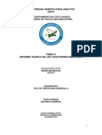 Informe - Tarea Unidad IV - Trastornos Psicologicos- Psicologia General II- Oct2013 - Final