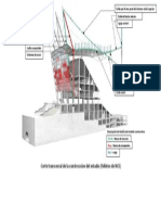 Corte Transversal de La Construcción Del Estadio