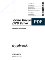Manual Máquina Sony Vhs a Dvd