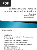 La Larga Marca Hacia La Equidad en Salud en AL-Daniel Cotlear