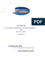 Itil_v3 Testking Exin Ex0 100