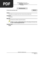 Me21n-Create Service Purchase Order